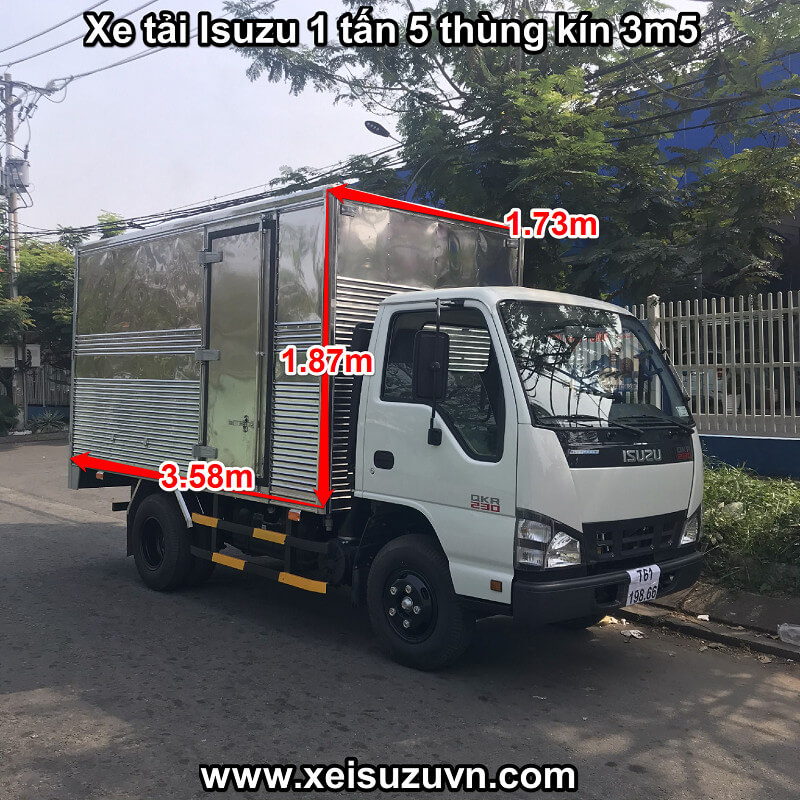 Xe tải ISUZU 1 tấn 9 giá 399 tr  Hoàng Kim Hoàn  MBN142330  0905637389