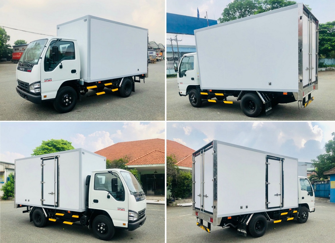 Giá xe tải Isuzu 1T5 QKR230 thùng composite