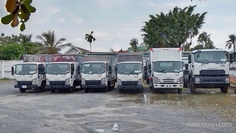 Tiến độ bàn giao xe tải isuzu 2025 – các mẫu xe thùng tiêu chuẩn và đặc biệt